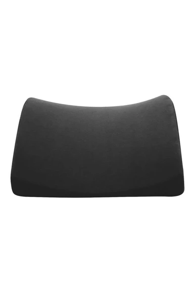 Ortopedik Bel Yastığı Ofis Sandalye Araç Koltuk Bel Destek Yastığı Visco Bel Yastığı Siyah - Resim 3