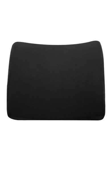 Ortopedik Bel Yastığı Ofis Sandalye Araç Koltuk Bel Destek Yastığı Visco Bel Yastığı Siyah - Resim 2