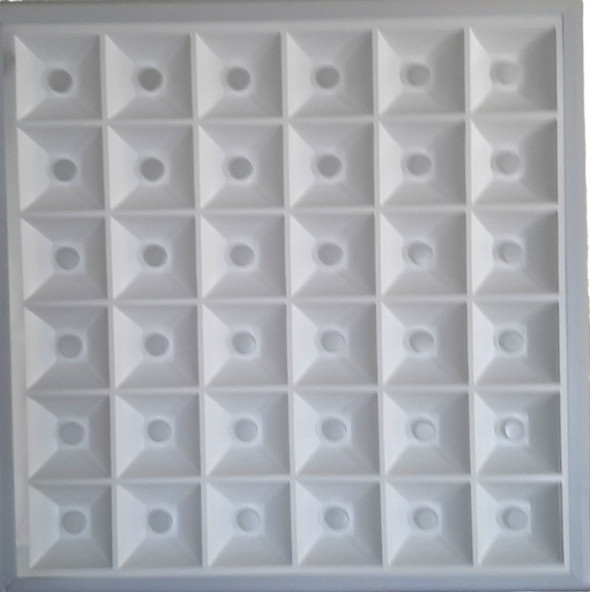 2 adet 90 watt 60x60 panel led tavan armatürü ÖZEL ÜRETİM mercekli - 5