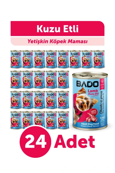 Bado Yetişkin Yaş Köpek Maması Kuzu Etli 400Gr 24'lü