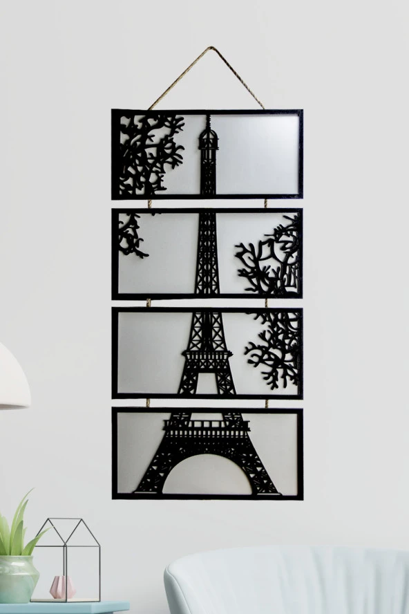DEKORATİF LUX PARÇALI EYFEL TABLO - 3
