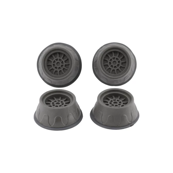 Çamaşır Bulaşık Makinası Beyaz Eşya Titreşim Önleyici Yükseltici Ayağı Altlığı Ayakları Gri 8 Adet - 4