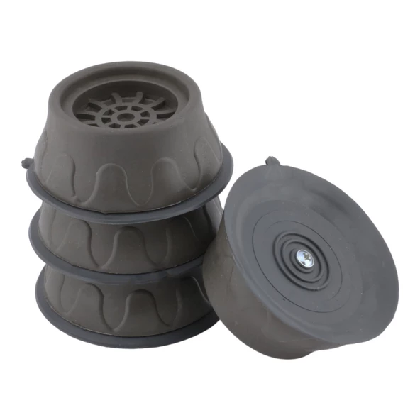 Çamaşır Bulaşık Makinası Beyaz Eşya Titreşim Önleyici Yükseltici Ayağı Altlığı Ayakları Gri 8 Adet - 5