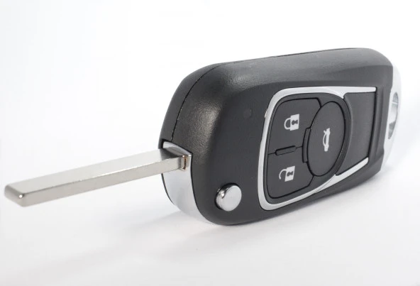 Opel Astra J Insignia Uyumlu Çevirici Modifiye Dönüşüm Kumanda Anahtar Kabı Oto Anahtarlık Logolu - Resim 3