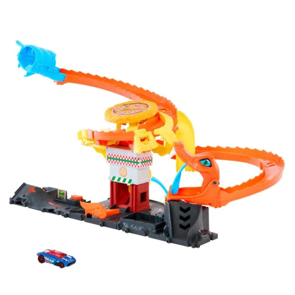 Mattel Hot Wheels Pizza Dükkanında Kobra Macerası Oyun Seti HTN81