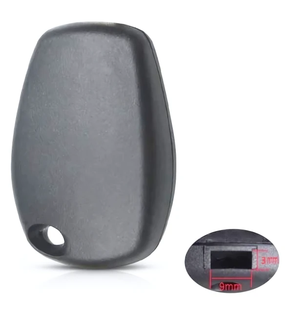 Renault Clio 3 2006-2012 Uyumlu Anahtar Kabı Kumanda Kabı Oto Anahtarlık Pil Yataklı Vidalı 2 Tuşlu - 5