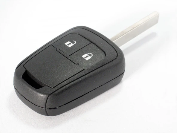 Opel Astra J Insignia Uyumlu Sustasız Anahtar Kabı Kumanda Kabı Oto Anahtarlık Logolu 2 Tuşlu