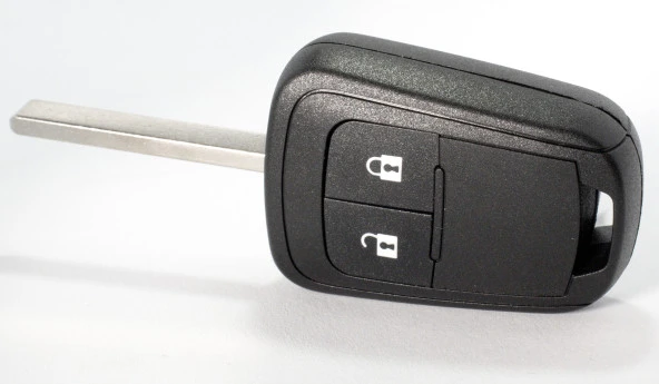 Opel Astra J Insignia Uyumlu Sustasız Anahtar Kabı Kumanda Kabı Oto Anahtarlık Logolu 2 Tuşlu - 2