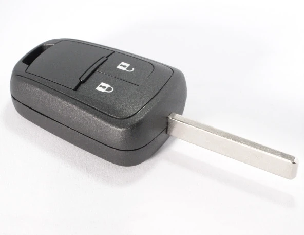 Opel Astra J Insignia Uyumlu Sustasız Anahtar Kabı Kumanda Kabı Oto Anahtarlık Logolu 2 Tuşlu - 3