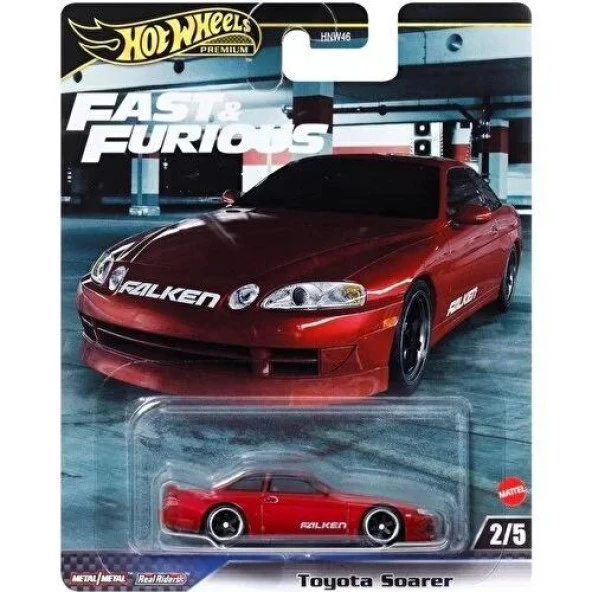 Hot Wheels Fast-Furious Premium Araba Toyota Soarer HNW46-HRT95 - Resim 3