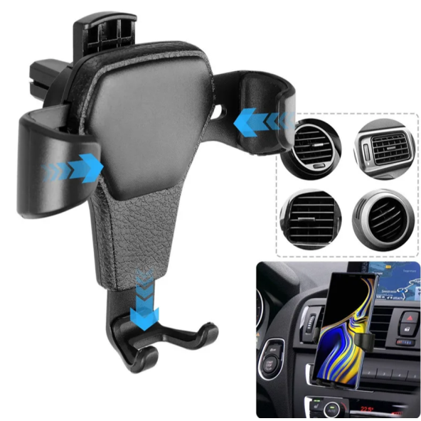 Universal Araç İçi Klima Izgarasına Takılabilen Oto Telefon Tutucu - 2