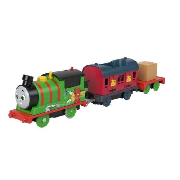 Thomas ve Arkadaşları Büyük Tekli Tren Percy'S Mail Delivery HFX97-HMK04
