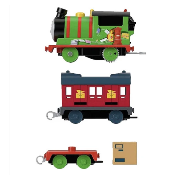 Thomas ve Arkadaşları Büyük Tekli Tren Percy'S Mail Delivery HFX97-HMK04 - 2
