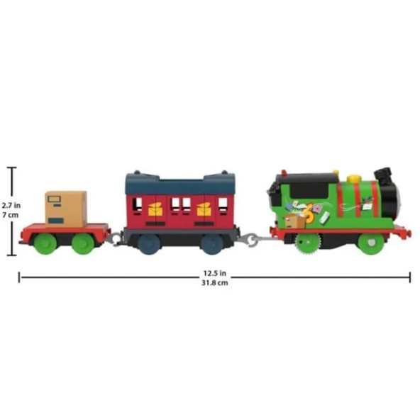 Thomas ve Arkadaşları Büyük Tekli Tren Percy'S Mail Delivery HFX97-HMK04 - 3