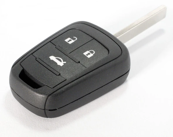 Chevrolet Cruze Uyumlu Sustasız Anahtar Kabı Kumanda Kabı Oto Anahtarlık Logolu 3 Tuşlu ürün görseli 1