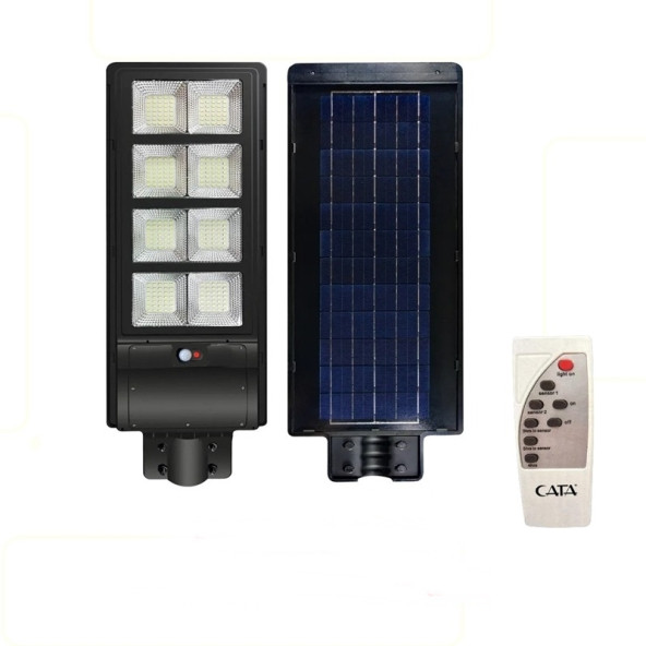 300w Solar Sokak Lambası - Solar Armatür - Güneş Enerjili Bahçe Lambası Uzaktan Kumandalı ct4642 - 3