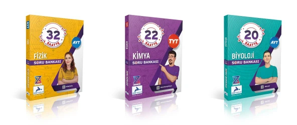 Paraf Z Takım 2025 Tyt Fizik Fizikfinito + Kimya Meschemykimya + Biyoloji Biosem Soru Bankası Seti 3 Kitap
