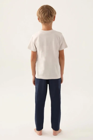 Arnetta 2991 Erkek Home Taş Çocuk Pijama Takımı - 3