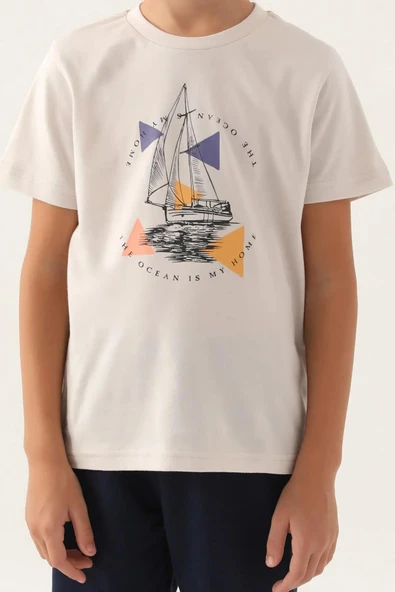 Arnetta 2991 Erkek Home Taş Çocuk Pijama Takımı - 2