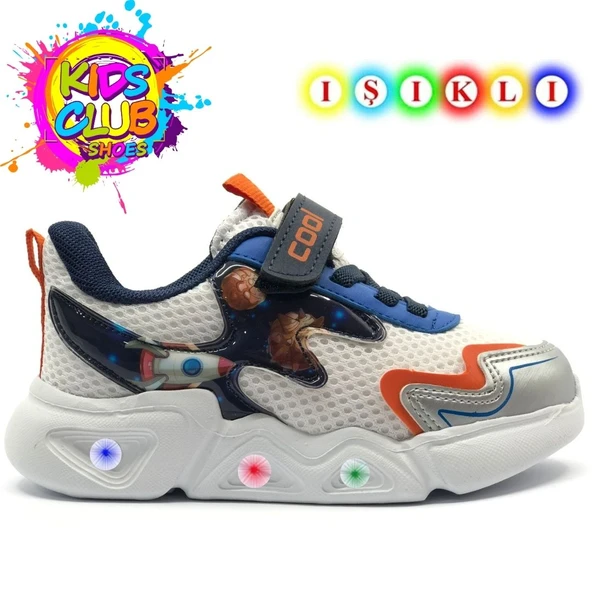 Cool Zeta Ortopedik Işıklı Çocuk Spor Ayakkabı - Resim 7