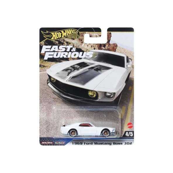 Hot Wheels Fast-Furious Premium Araba 1969 Ford Mustang Boss 302 HNW46-HYP71