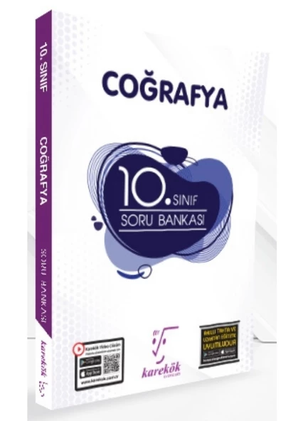 Karekök Yayıncılık 10. Sınıf Coğrafya Soru Bankası Yeni