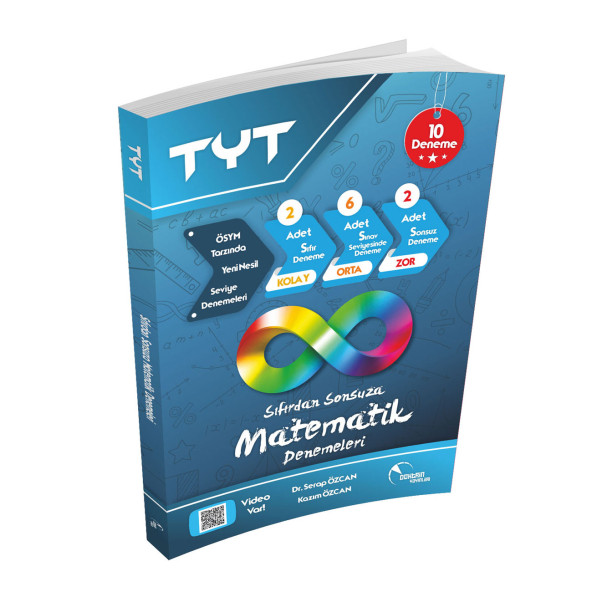 DOKTRİN YAY. TYT Sıfırdan Sonsuza Matematik 10x40 Deneme (Çek Koparlı) / Video Çözümlü