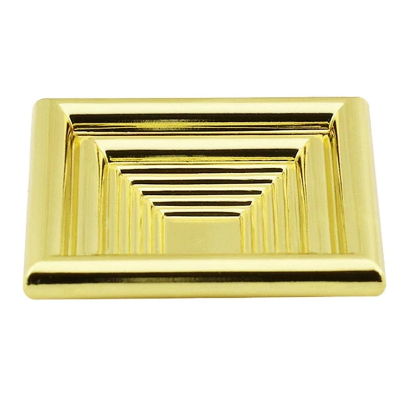 Çekmece Mutfak Kapak Dolap Kulpu Kulbu 32 mm Gold Kare Sert Plastik Kulp - Resim 5