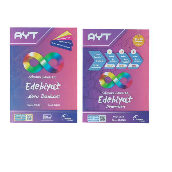 DOKTRİN YAY. SIFIRDAN SONSUZA AYT EDEBİYAT SORU BANKASI + DENEME