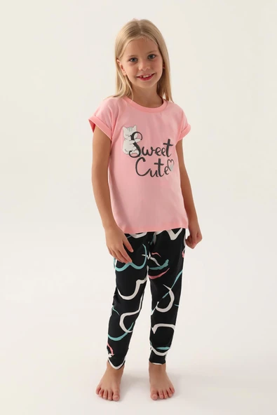 Roly Poly 3399 Garson Sweet Kız Çocuk Pijama Takımı ürün görseli 1