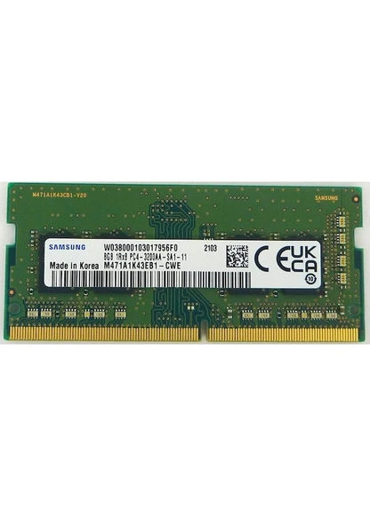 Samsung 8 GB 3200 MHz DDR4 SODIMM M471A1K43EB1-CWE Ram
