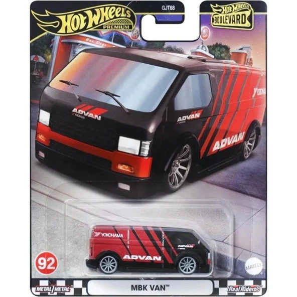 Hot Wheels Boulevard Premium Araçlar GJT68 - HRT67 Mbk Van - 3