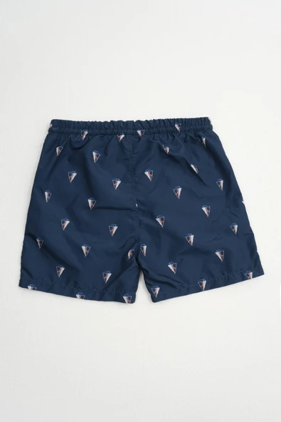 Erkek Çocuk Cepli Gemi Deniz Şortu - Resim 3