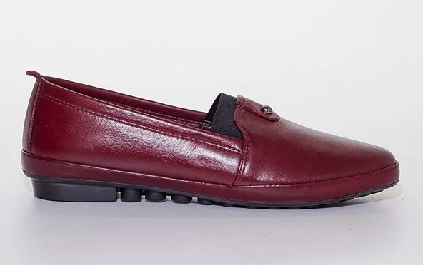 Ayakdaş %100 Doğal Deri Full Ortapedik Kadın Babet Ayakkabı - Resim 9