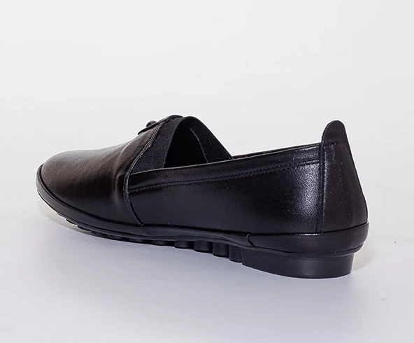 Ayakdaş %100 Doğal Deri Full Ortapedik Kadın Babet Ayakkabı - Resim 8