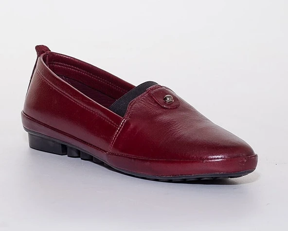 Ayakdaş %100 Doğal Deri Full Ortapedik Kadın Babet Ayakkabı - Resim 10