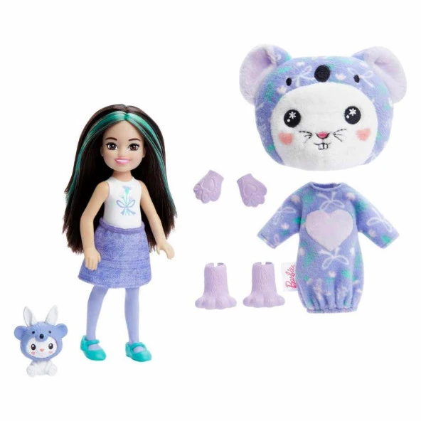 Barbie Chelsea Cutie Reveal Şirin Kostümler Serisi Rabbit In Koala HRK27-HRK31 - 2