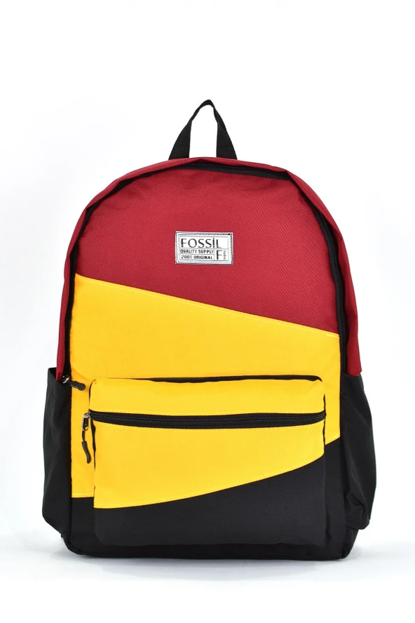 Fossil Unisex Çok Gözlü Günlük Seyahat Okul Sırt Çantası Sarı 9507 ürün görseli