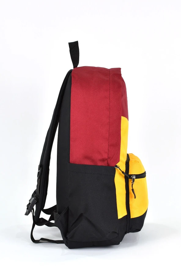 Fossil Unisex Çok Gözlü Günlük Seyahat Okul Sırt Çantası Sarı 9507 - Resim 3