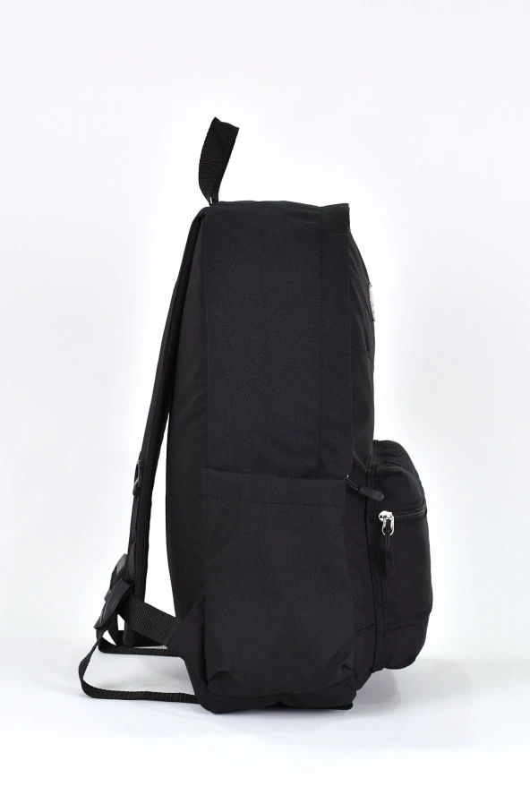 Fossil Unisex Çok Gözlü Günlük Seyahat Okul Sırt Çantası Siyah 9507 - Resim 3