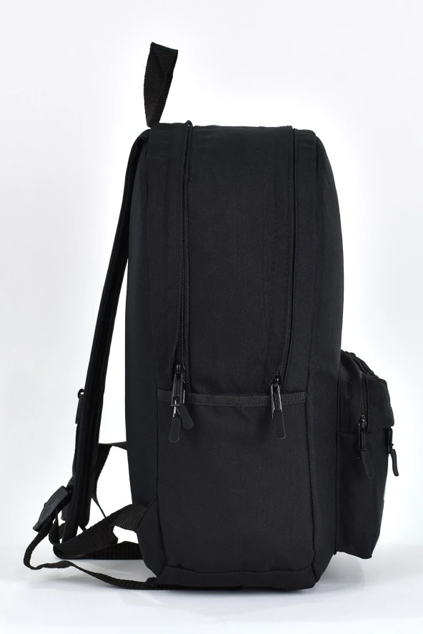 Fossil Unisex Çok Gözlü Günlük Seyahat Okul Sırt Çantası Siyah 9504 - Resim 3