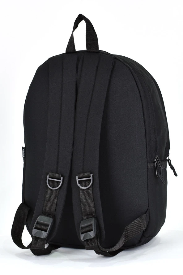 Fossil Unisex Çok Gözlü Günlük Seyahat Okul Sırt Çantası Siyah 9504 - Resim 5