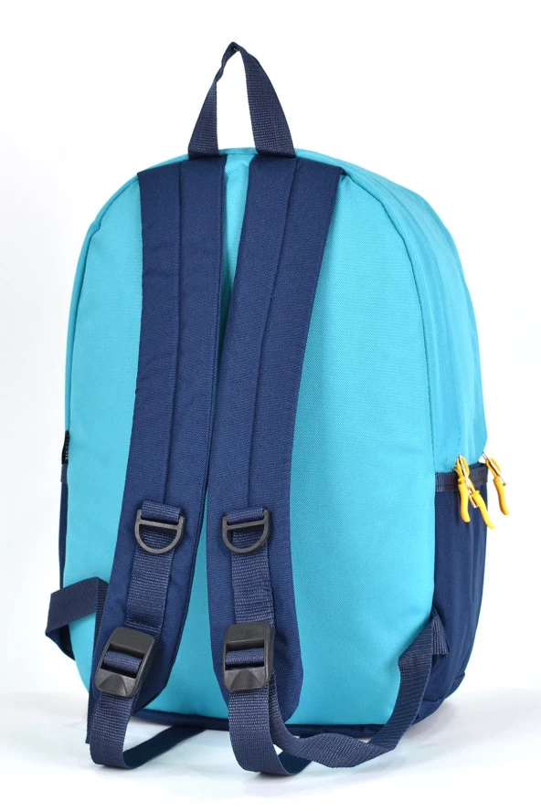 Fossil Unisex Çok Gözlü Günlük Seyahat Okul Sırt Çantası Turkuaz 9504 - Resim 5