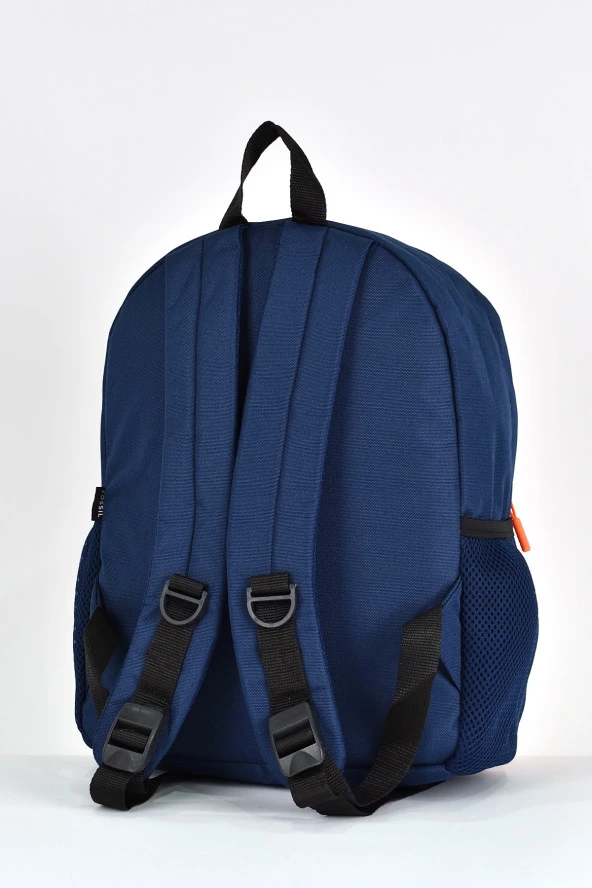 Fossil Unisex Çok Gözlü Günlük Seyahat Okul Sırt Çantası Lacivert 9503 - Resim 5