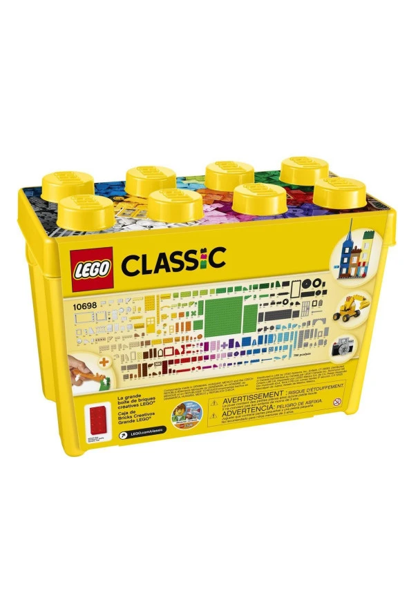 10698 ® Classic Büyük Boy Yaratıcı Yapım Kutusu / 790 Parça / +4 Yaş