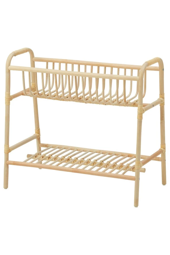 BUSKBO El Dokuması Çiçeklik, Rattan, 60 cm