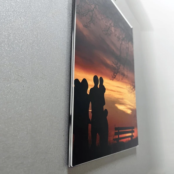 U Tipi Yatay Mıknatıslı 5" x 7" - 13x18 cm Fotoğraflık - 5 Lİ PAKET - 7
