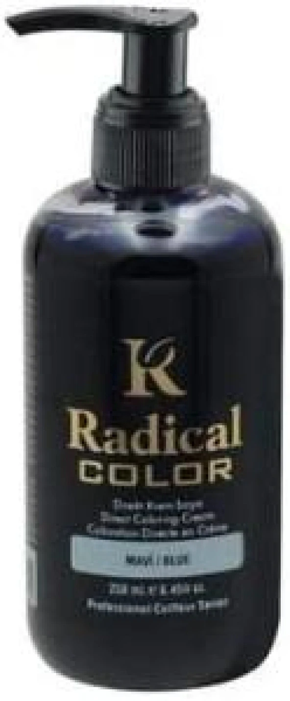 Radical Color Su Bazlı Saç Boyası 250 ml Mavi x 3 Adet - 1