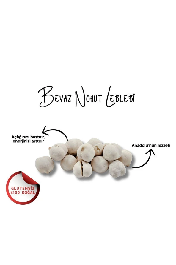 Beyaz Nohut Leblebi 400 gr - 3