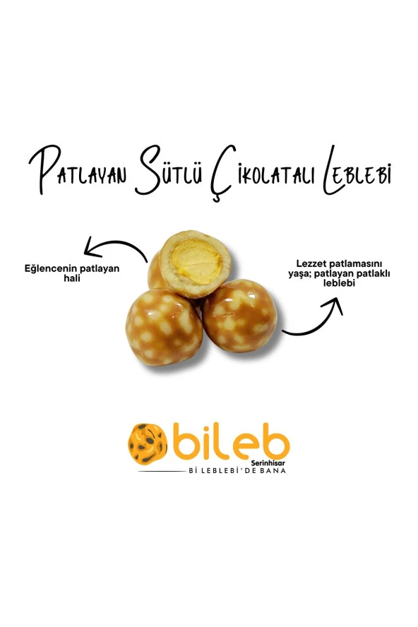 Leblebi Patlayan Sütlü Çikolatalı Leblebi & (250) Gr